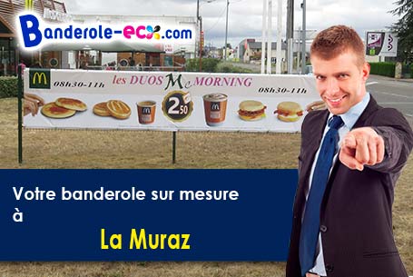 Impression grand format de votre banderole pas cher à La Muraz (Haute-Savoie/74560)