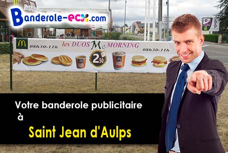 Impression grand format de votre banderole pas cher à Saint-Jean-d'Aulps (Haute-Savoie/74430)