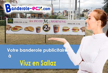 Impression grand format de votre banderole publicitaire à Viuz-en-Sallaz (Haute-Savoie/74250)