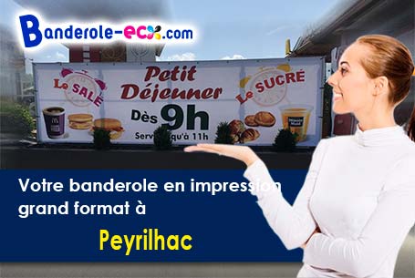 Création graphique offerte de votre banderole publicitaire à Peyrilhac (Haute-Vienne/87510)