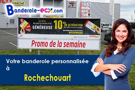 Création graphique offerte de votre banderole publicitaire à Rochechouart (Haute-Vienne/87600)