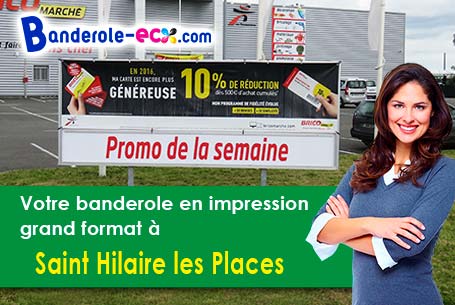 Création graphique offerte de votre banderole publicitaire à Saint-Hilaire-les-Places (Haute-Vienne/