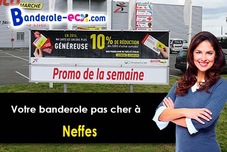 Banderole publicitaire sur mesure à Neffes (Hautes-Alpes/5000)