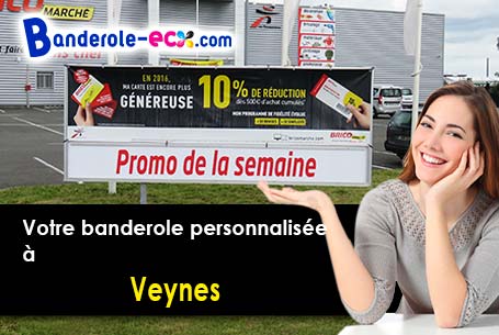 Banderole personnalisée sur mesure à Veynes (Hautes-Alpes/5400)