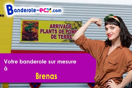 A Brenas (Hérault/34650) livraison de votre banderole publicitaire