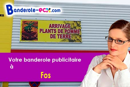 A Fos (Hérault/34320) livraison de votre banderole publicitaire