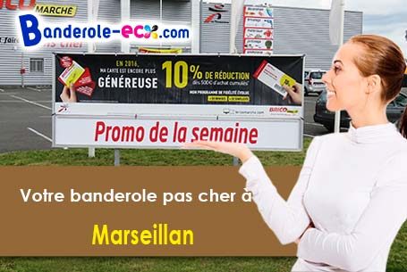 Livraison à Marseillan (Hérault/34340) de votre banderole pas cher