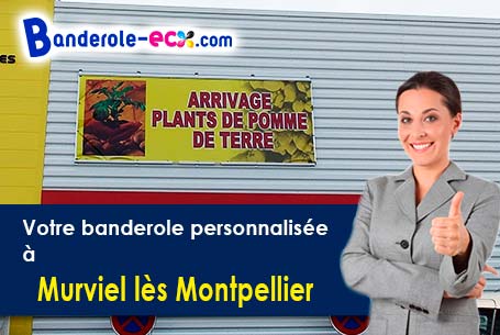 A Murviel-lès-Montpellier (Hérault/34570) livraison de votre banderole publicitaire