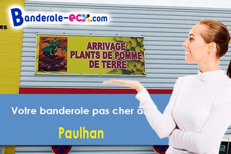 Livraison de votre banderole personnalisée à Paulhan (Hérault/34230)