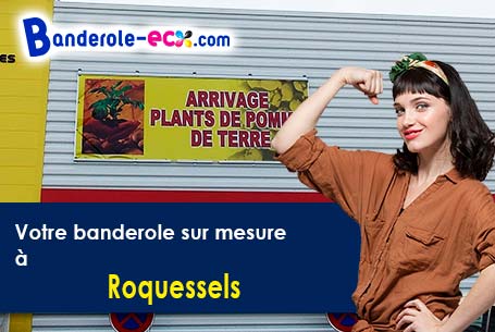 Livraison de votre banderole personnalisée à Roquessels (Hérault/34320)