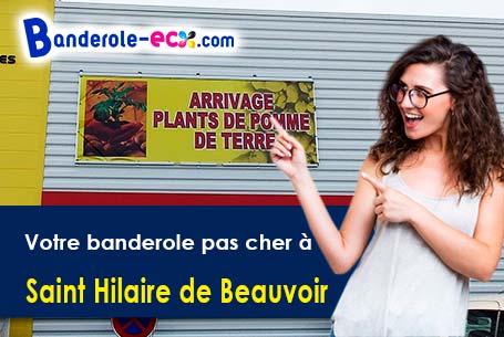A Saint-Hilaire-de-Beauvoir (Hérault/34160) livraison de votre banderole publicitaire