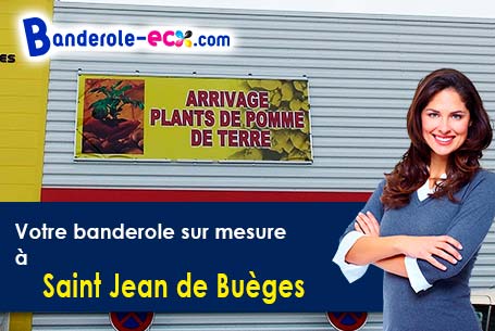 A Saint-Jean-de-Buèges (Hérault/34380) livraison de votre banderole publicitaire
