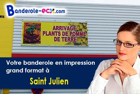 Livraison à Saint-Julien (Hérault/34390) de votre banderole pas cher