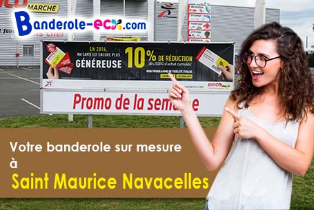 Livraison de votre banderole personnalisée à Saint-Maurice-Navacelles (Hérault/34520)