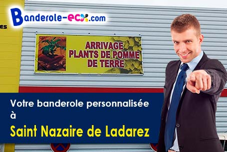 Livraison de votre banderole personnalisée à Saint-Nazaire-de-Ladarez (Hérault/34490)