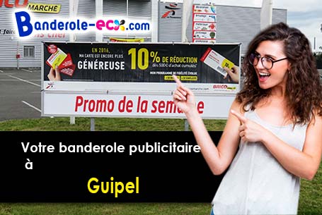 A Guipel (Ile-et-Vilaine/35440) livraison de votre banderole publicitaire