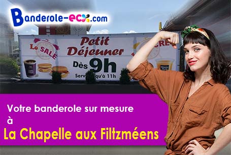 A La Chapelle-aux-Filtzméens (Ile-et-Vilaine/35190) livraison de votre banderole publicitaire