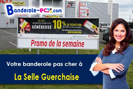 Livraison de votre banderole personnalisée à La Selle-Guerchaise (Ile-et-Vilaine/35130)