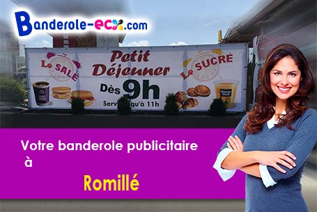 Livraison de votre banderole personnalisée à Romillé (Ile-et-Vilaine/35850)
