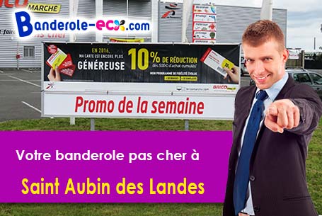 A Saint-Aubin-des-Landes (Ile-et-Vilaine/35500) livraison de votre banderole publicitaire