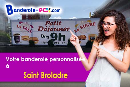 Livraison de votre banderole personnalisée à Saint-Broladre (Ile-et-Vilaine/35120)