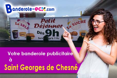 Livraison à Saint-Georges-de-Chesné (Ile-et-Vilaine/35140) de votre banderole pas cher
