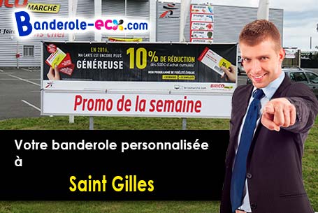 Livraison de votre banderole personnalisée à Saint-Gilles (Ile-et-Vilaine/35590)