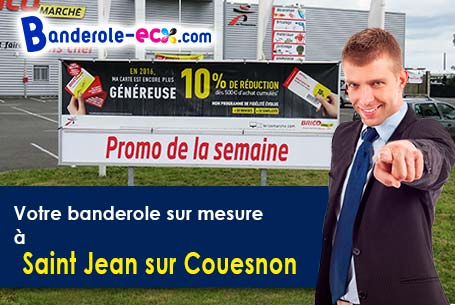 Livraison à Saint-Jean-sur-Couesnon (Ile-et-Vilaine/35140) de votre banderole pas cher