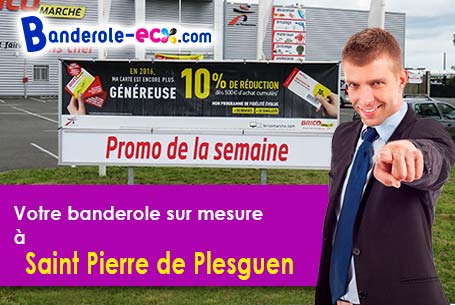 Livraison de votre banderole personnalisée à Saint-Pierre-de-Plesguen (Ile-et-Vilaine/35720)