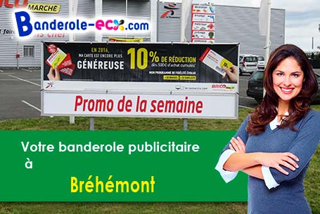 A Bréhémont (Indre-et-Loire/37130) livraison de votre banderole publicitaire