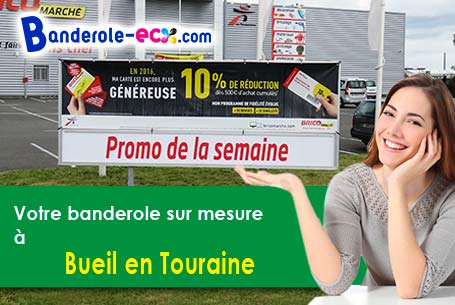 A Bueil-en-Touraine (Indre-et-Loire/37370) livraison de votre banderole publicitaire