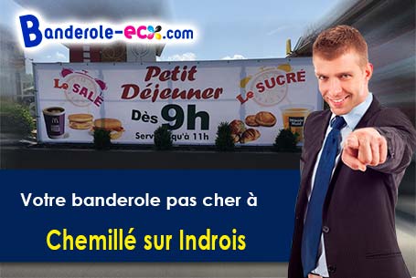 A Chemillé-sur-Indrois (Indre-et-Loire/37460) livraison de votre banderole publicitaire