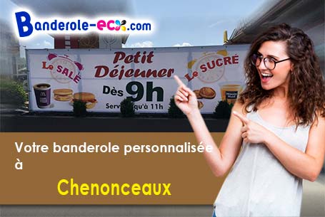 Livraison de votre banderole personnalisée à Chenonceaux (Indre-et-Loire/37150)