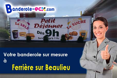 A Ferrière-sur-Beaulieu (Indre-et-Loire/37600) livraison de votre banderole publicitaire
