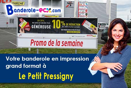 A Le Petit-Pressigny (Indre-et-Loire/37350) livraison de votre banderole publicitaire
