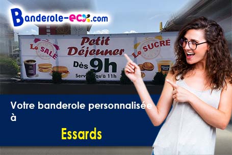 A Essards (Indre-et-Loire/37130) livraison de votre banderole publicitaire
