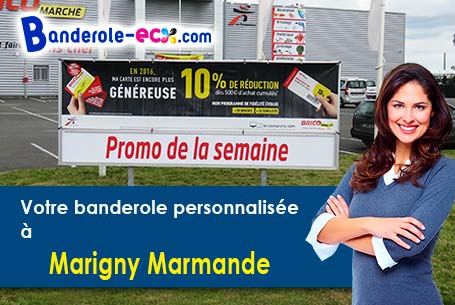 A Marigny-Marmande (Indre-et-Loire/37120) livraison de votre banderole publicitaire