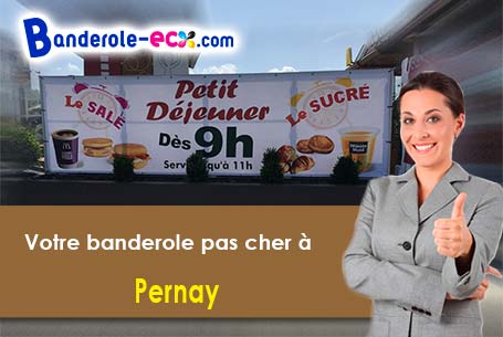 A Pernay (Indre-et-Loire/37230) livraison de votre banderole publicitaire