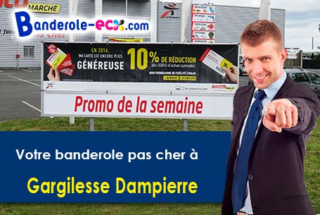 Livraison de votre banderole personnalisée à Gargilesse-Dampierre (Indre/36190)