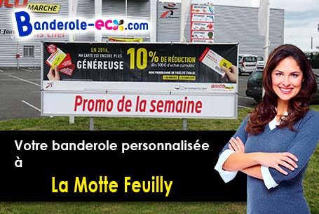 Livraison de votre banderole personnalisée à La Motte-Feuilly (Indre/36160)