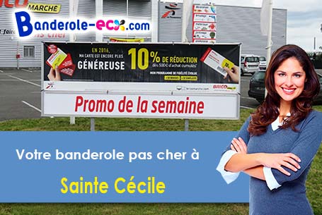 Livraison de votre banderole personnalisée à Sainte-Cécile (Indre/36210)