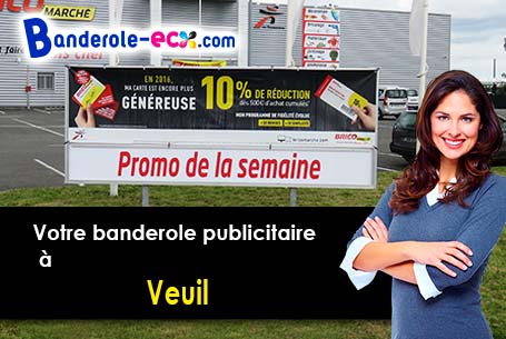 Livraison à Veuil (Indre/36600) de votre banderole pas cher