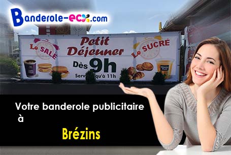 A Brézins (Isère/38590) livraison de votre banderole publicitaire