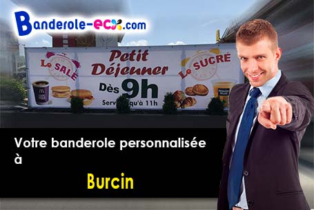 A Burcin (Isère/38690) livraison de votre banderole publicitaire