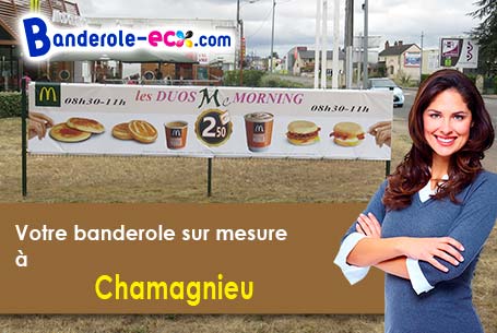 A Chamagnieu (Isère/38460) fourniture de votre banderole publicitaire
