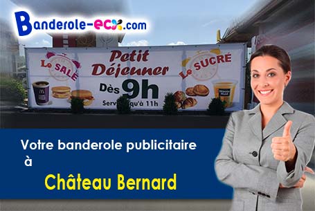 Livraison à Château-Bernard (Isère/38650) de votre banderole pas cher