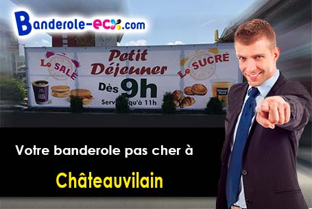 Livraison de votre banderole personnalisée à Châteauvilain (Isère/38300)