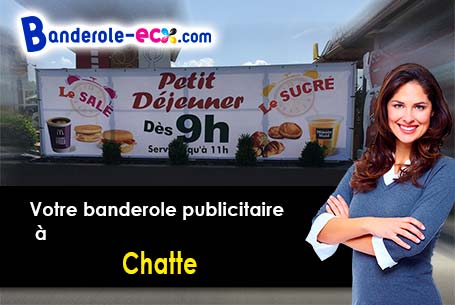 Livraison de votre banderole personnalisée à Chatte (Isère/38160)