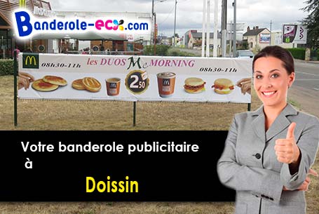 A Doissin (Isère/38730) impression de votre banderole personnalisée