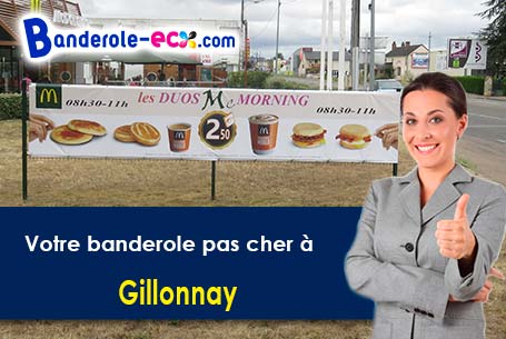 Banderole publicitaire pour vos événements à Gillonnay (Isère/38260)